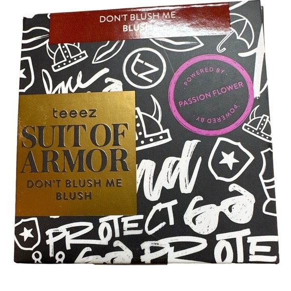 Teeez Cosmetics Suit of Armor Don’t Blush Me in Mauve Blush 0.14 oz New Unopened - Picture 2 of 2